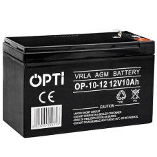 Акумулятор OPTI VRLA AGM OP-10-12, 12V10Ah  (1/5)
