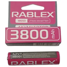 Акумулятор Rablex 18650 Li-lon 3800 mAh (1/40/400)