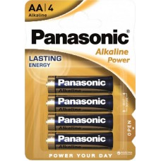 Батарейка Panasonic Alkaline Power LR06 (AA)  bl (4/48/240)