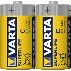 Батарейка VARTA SUPERLIFE  R14 (C) box (2/24/120)