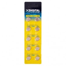 Батарейка X-DIGITAL AG10 час.(V389) уп. 1x10 шт.