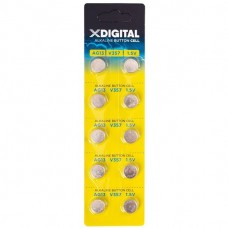 Батарейка X-DIGITAL AG13 час. (V357) уп. 1x10 шт.