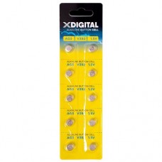 Батарейка X-DIGITAL AG3 час. (V392) уп. 1x10 шт.