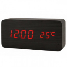 Настільний годинник VST-862-1-ЧЕРВОНИЙ USB/ET010 red (декоративний з датою та t)