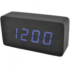 Настільний годинник VST-862S-5-СИНІЙ USB (декоративний з датою, температурою, вологістю)