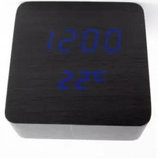 Настільний годинник VST-872-5-СИНІЙ USB (декоративний з датою та температурою)
