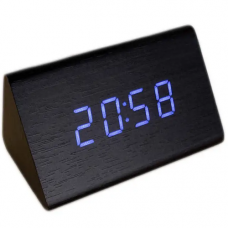 Настільний годинник VST-861-5-СИНІЙ USB/ET012 blue (декоративний з датою та температурою)