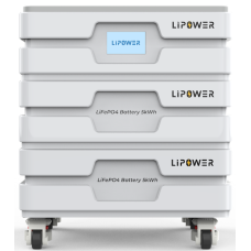 Система безперебійного живлення LIPOWER LiFePO4 PH5000E+BAT 51,2V (2 х 100Ah ​​5210Wh) 5kW