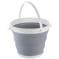 Відро силіконове складане (1730) кругле10L/590g мікс (4кол/уп) (1/24)
