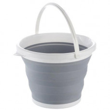 Відро силіконове складане (1730) кругле10L/590g мікс (4кол/уп) (1/24)