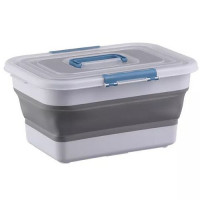 Бокс з кришкою силіконовый складний (2101) прямокутний 18L/1180g