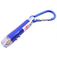 Ліхтарик-брелок 9618-LED+UV (лазер. 3xAG3) (1/24/600)