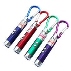 Ліхтарик брелок 9617-LED+UV, лазер. 3xAG13 (1/24/600))