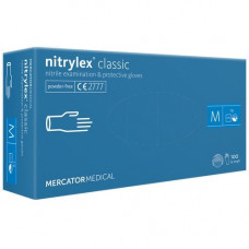 Рукавички нітрилові медичні  Nitrylex basic М (50/500)