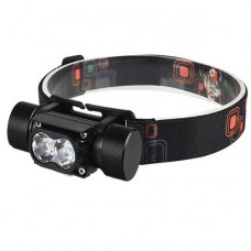 Ліхтар налобний BL-210 (1х18650, 2 діода,  micro USB)
