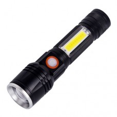Ліхтар X-Balog BL-950-P90 (1х18650, 2 режими + COB 2 режими, ЗП microUSB, zoom)