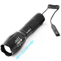 Ліхтар підствольный Police Q1831-T6, (виносна кнопка, ЗУ 220V, 1x18650/3xAAA, zoom)