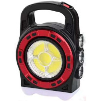 Ліхтар кемпінговий 6678С-3LED+5COB, power bank, Li-Ion аккум., Waterproof, сонячна батарея