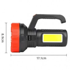 Ліхтар переносний XS-520 (LED+COB) (ЗУ USB, вбуд. акум., індикатор заряду, 17,3см) (1/72)
