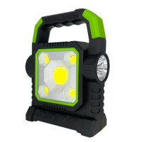 Ліхтар кемпінговый HC-7078A (5W+5COB) (ЗУ microUSB, вбуд. акум. ,power bank,  сонячна бат.) (1/60)
