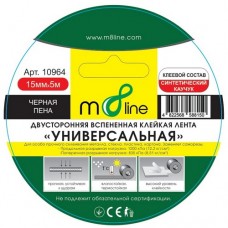 Скотч m8line "Двостороння Стрічка УНІВЕРСАЛЬНА на спіненій основі IXPE 15*5" (1/216)