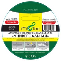 Скотч m8line "Двостороння Стрічка УНІВЕРСАЛЬНА на спіненій основі IXPE 24*5" (1/182)