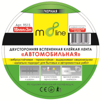 Скотч m8line "Автомобільна Спінена Двостороння Клейка Стрічка IXPE 18*3м (1/144) ШК/інд.етик.